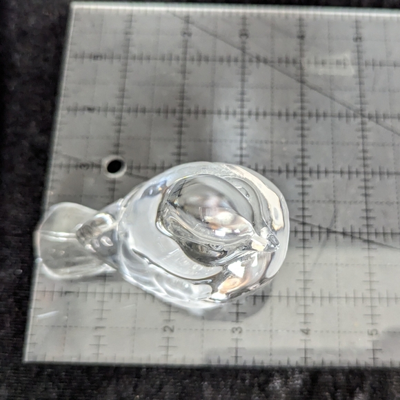 Fenton Clear Glass Bird - Picture 4 of 5